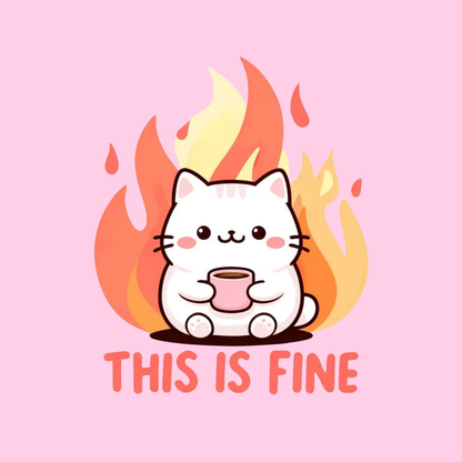 This Is Fine Men's T-shirt
