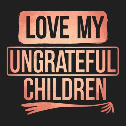 T-shirt homme « J'aime mes enfants ingrats »