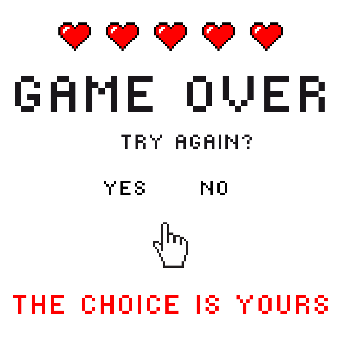 T-shirt femme Game Over