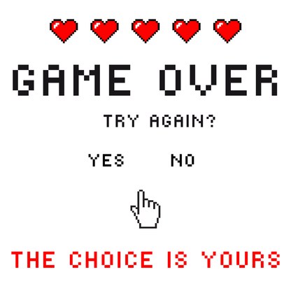 T-shirt femme Game Over