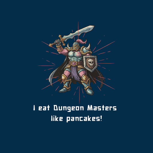 T-shirt femme « Je mange les maîtres de donjon comme des crêpes »