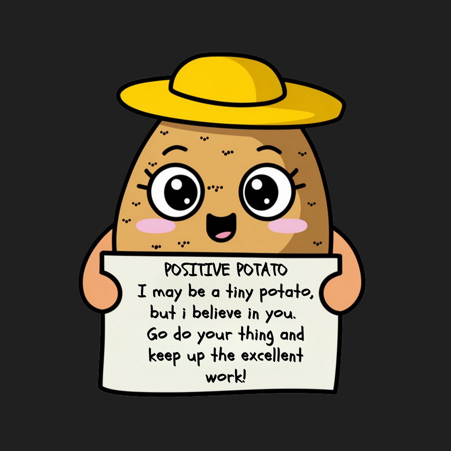 T-shirt femme Positive Potato