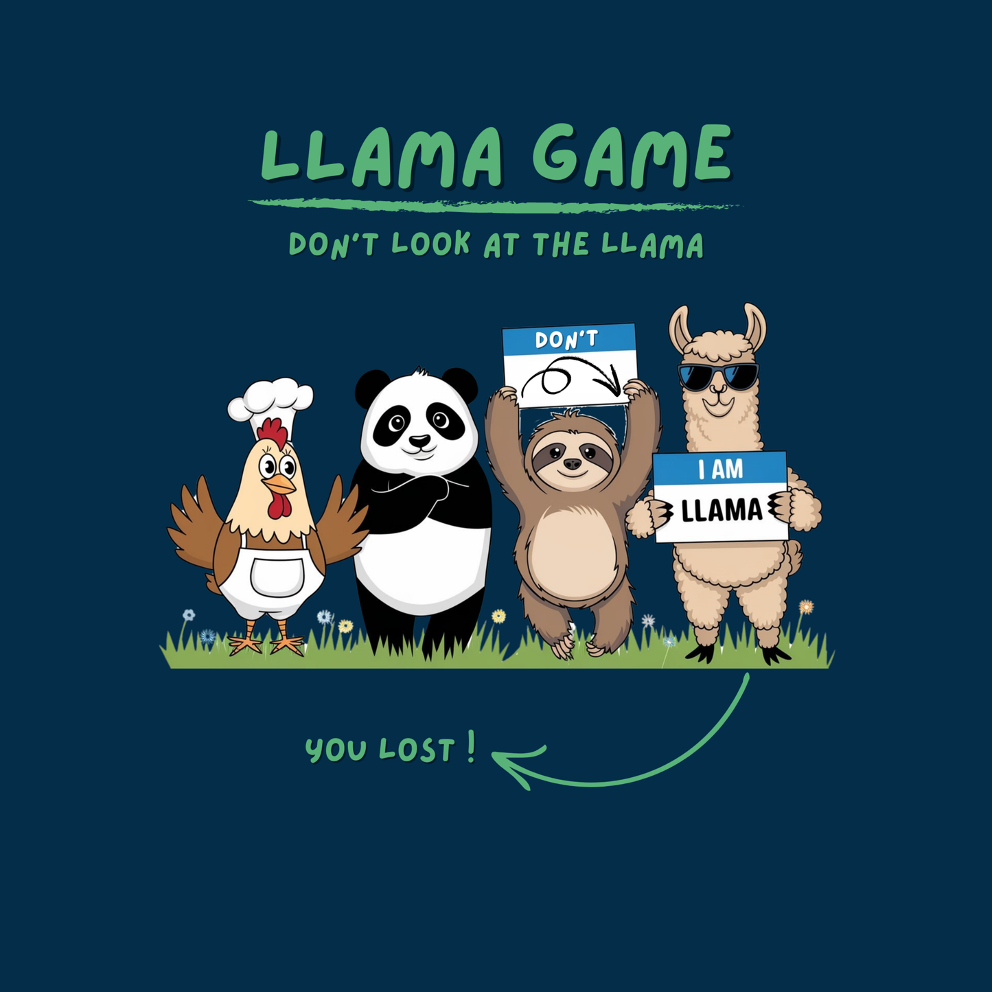 T-shirt femme Llama Game